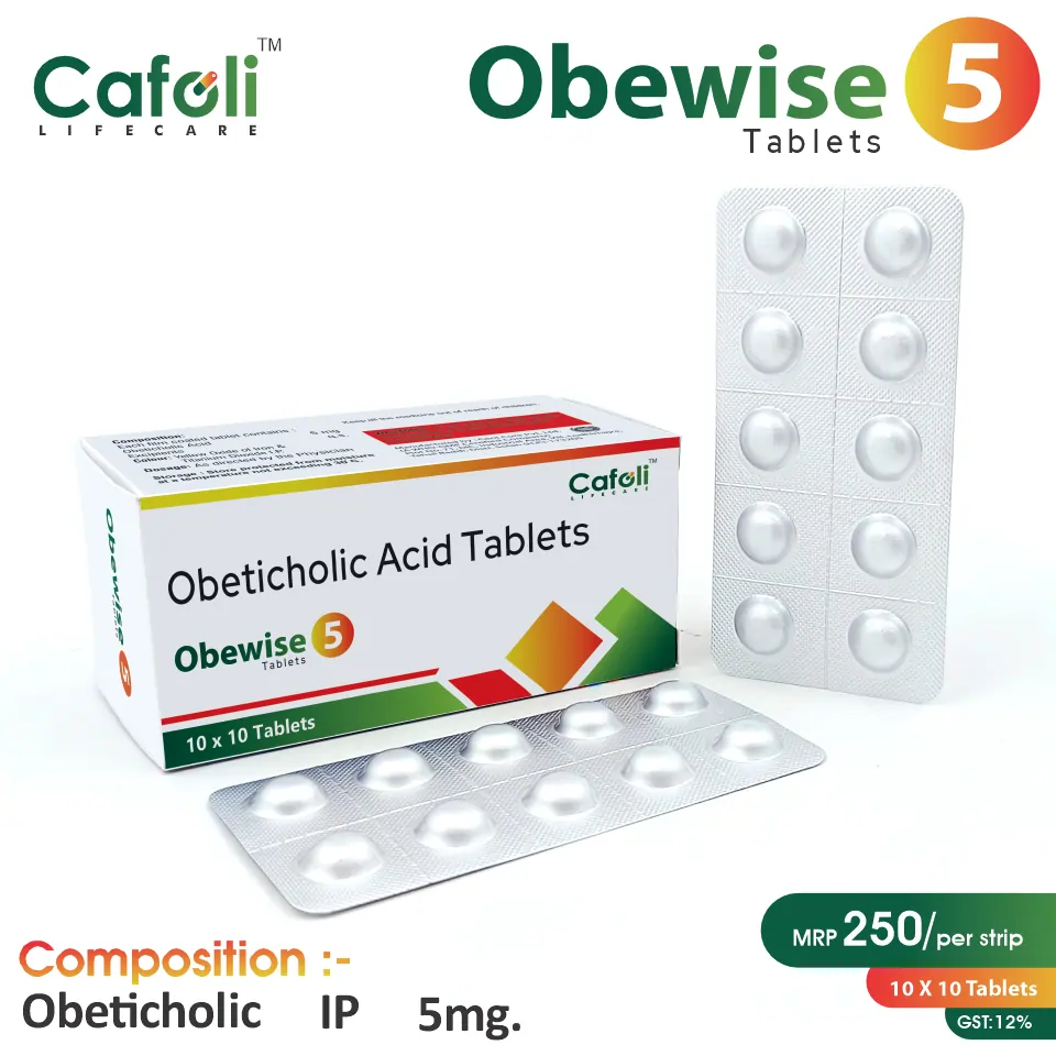 Obeticholic Acid 5mg Tablet | Best price for PCD Pharma Franchise | Liver Care & PBC Treatment